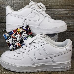 Nike Air Force 1 Low DH2920-111 White Shoes Youth Size 5.5Y Women Size 7
